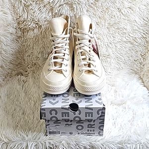 Converse x Comme de Garcons Chuck 70 - Unisex (Men's 9, Women's 10), Milk White